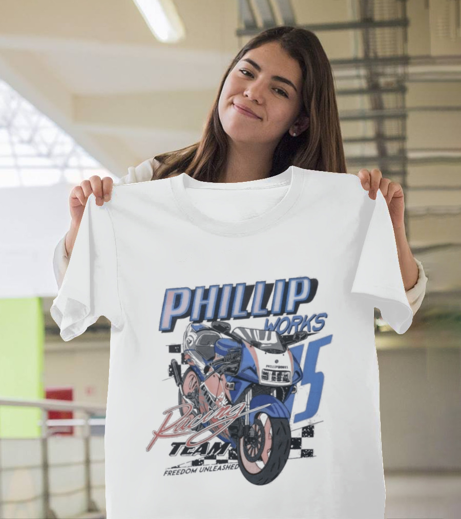 Phillip Works Racing Motorcycle 15 T-Shirt