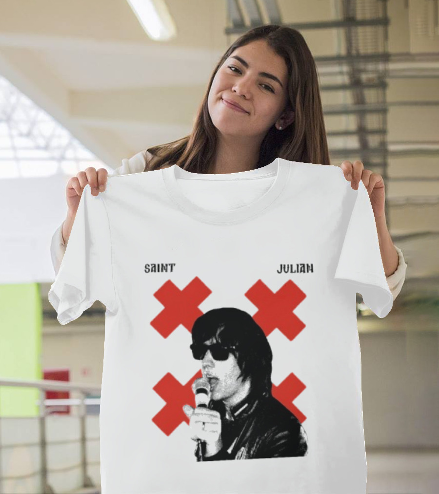 Saint Julian Ccasablancas Red X T-Shirt