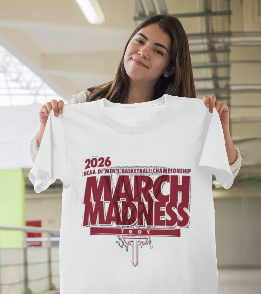 Troy Men's Basketball NCAA 2023 March Madness Championship Tournament T-Shirt
