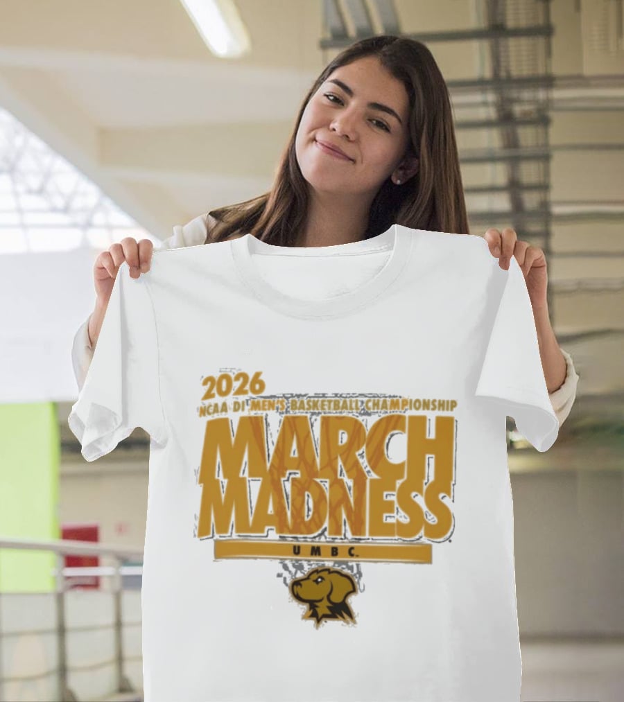 UMBC 2018 Men's Basketball March Madness Retrievers NCAA Tournament Upset Victory T-Shirt