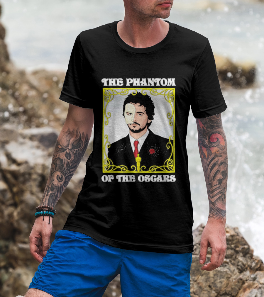 The Phantom Of The Oscars Timothee Chalamet Masked Tuxedo Oscars T-Shirt