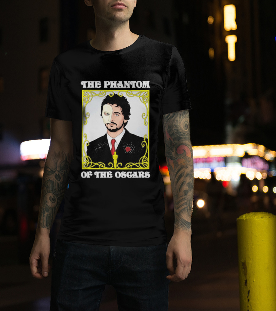 The Phantom Of The Oscars Timothee Chalamet Masked Tuxedo Oscars T-Shirt