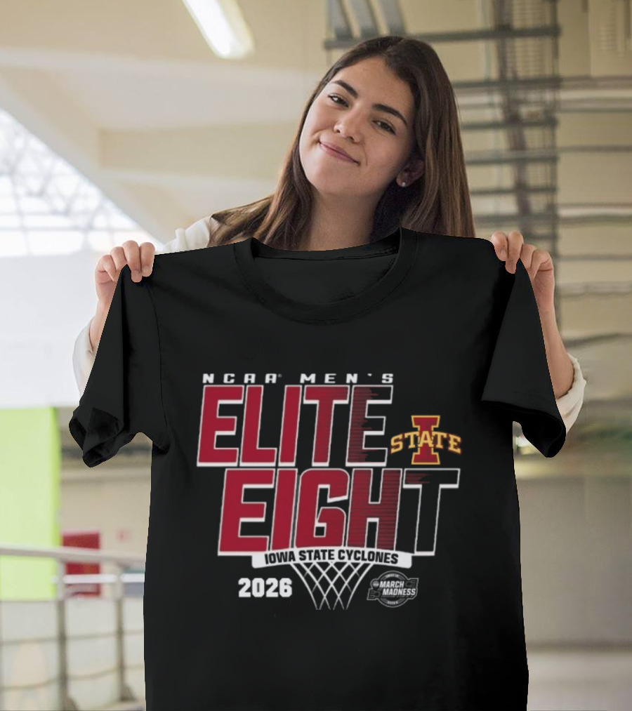 Elite Eight 2026 Iowa State Cyclones NCAA Men's March Madness T-Shirt