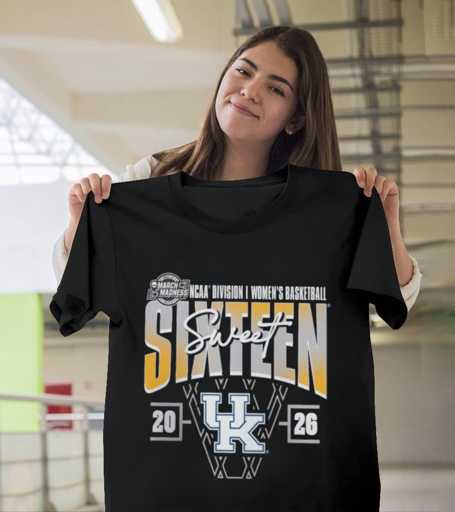 NCAA Women's Basketball March Madness Kentucky Wildcats Sweet Sixteen 2026 T-Shirt