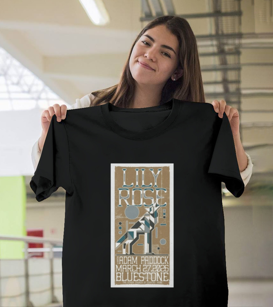 Lily Rose Adam Paddock March 27 2026 Bluestone T-Shirt