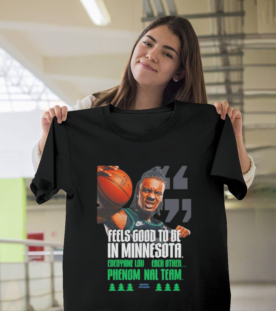 Bones Hyland Nike Basketball Minnesota Timberwolves Phenomenal Team T-Shirt