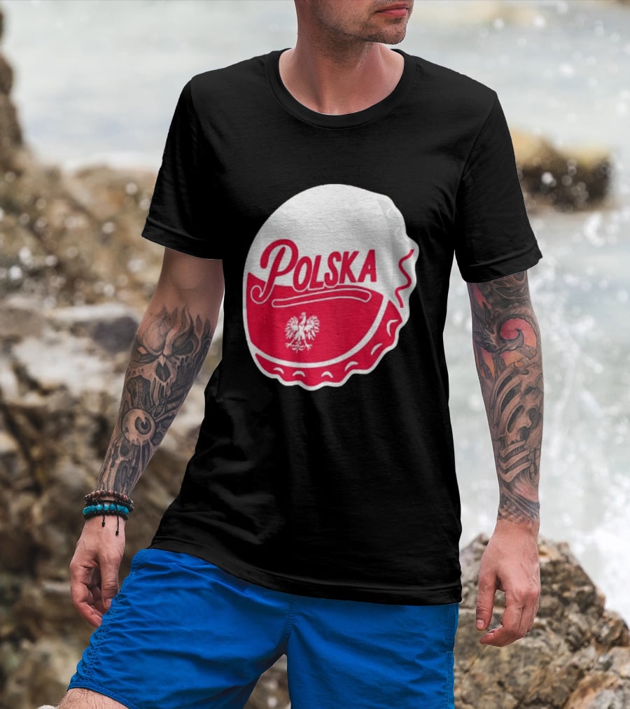 Polska Buffalo Bottle Cap Eagle T-Shirt