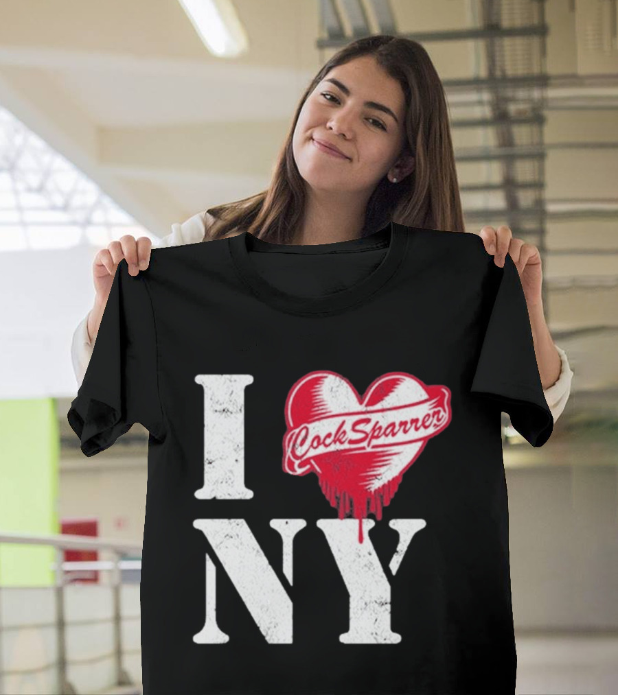 I Love NY Cock Sparrer Heart Design 2026 Concert Tour New York T-Shirt