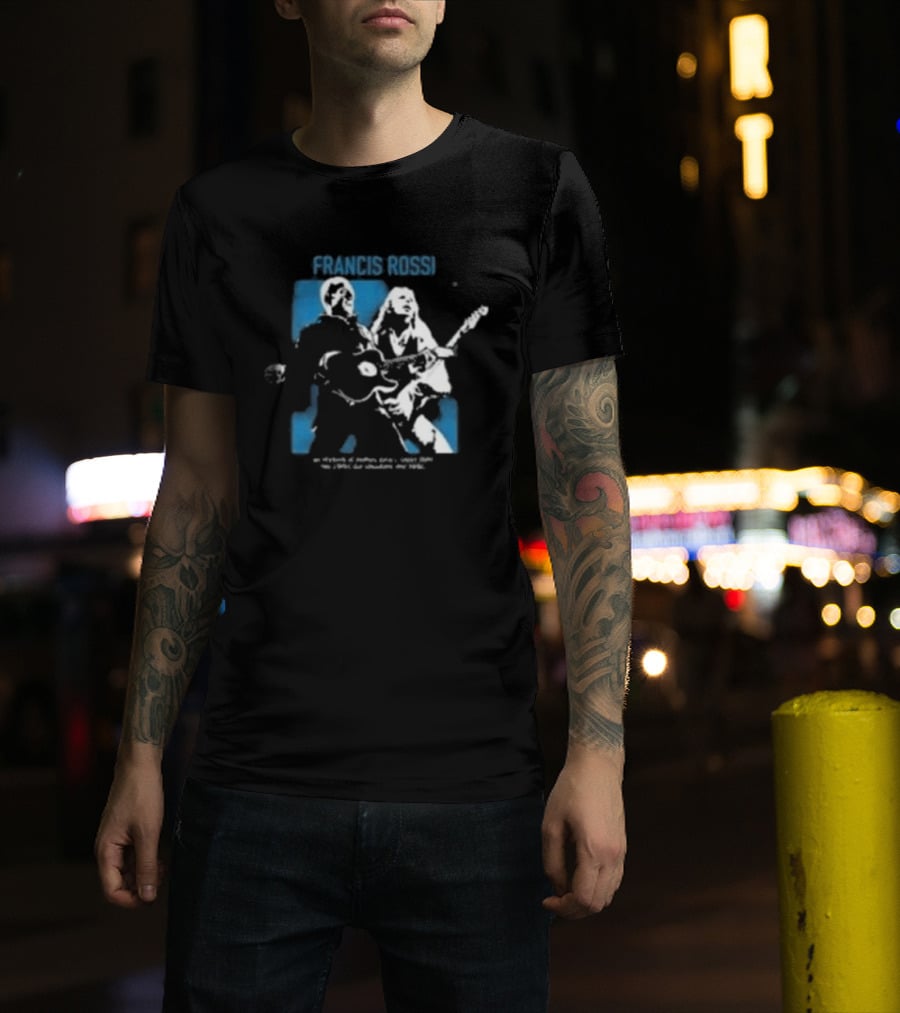 Francis Rossi Status Quo 2026 Tour T-Shirt