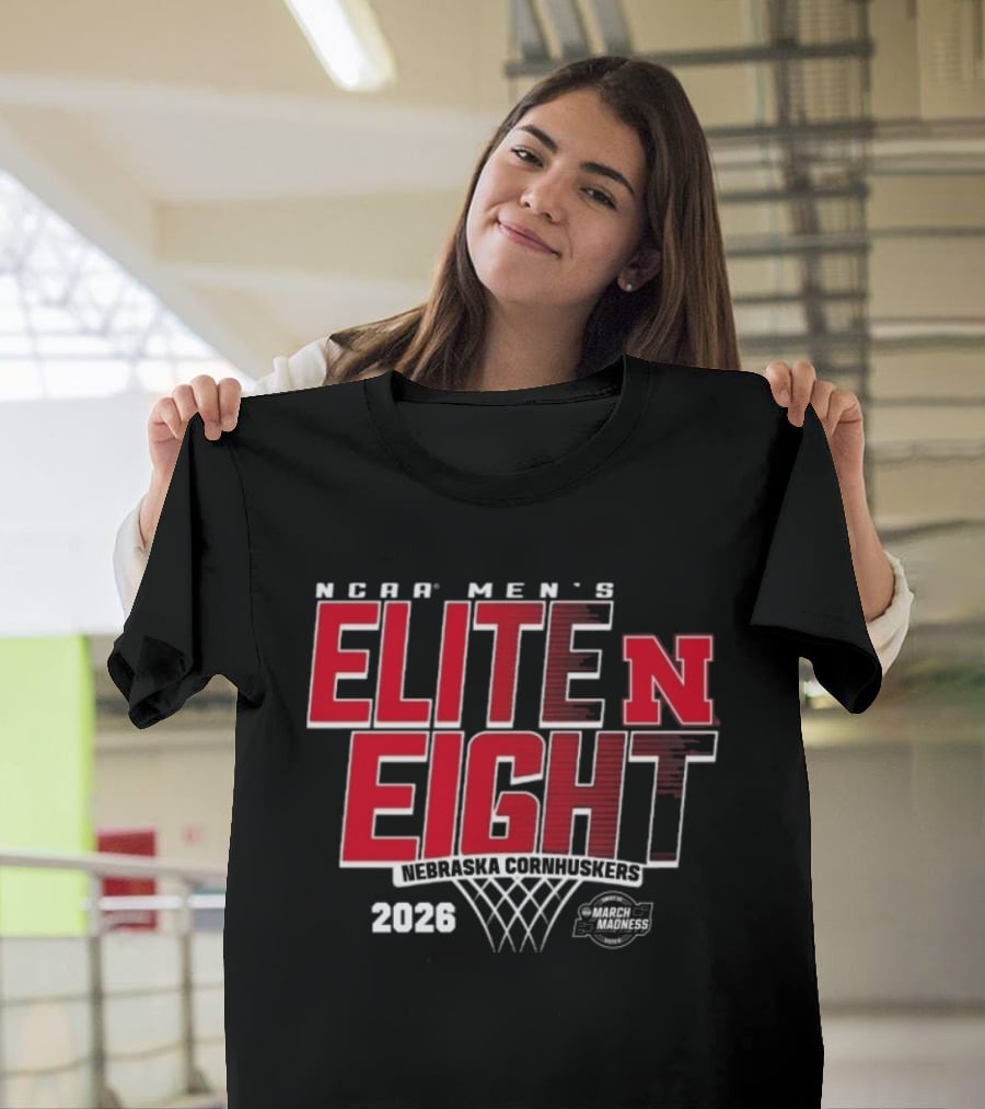 NCAA Men's 2026 Elite Eight Nebraska Cornhuskers March Madness T-Shirt