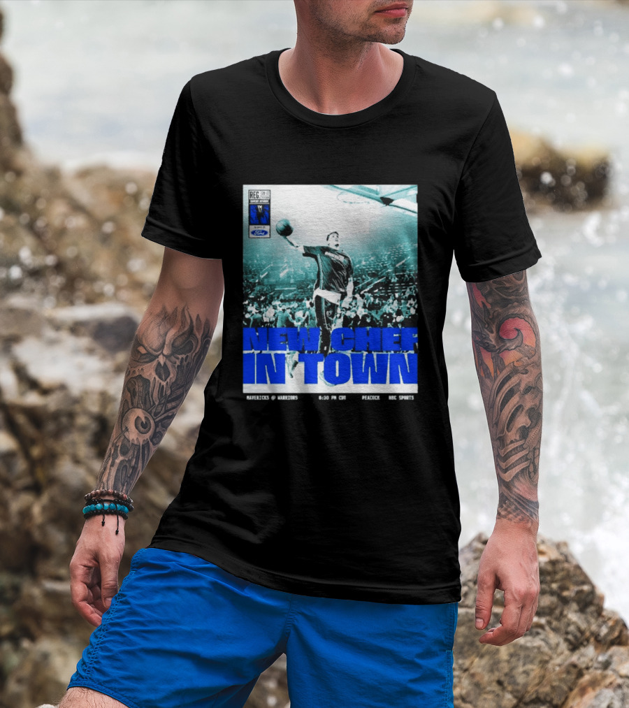 Dallas Mavericks New Chef In Town Cooper Flagg 2025 2026 NBA Season T-Shirt