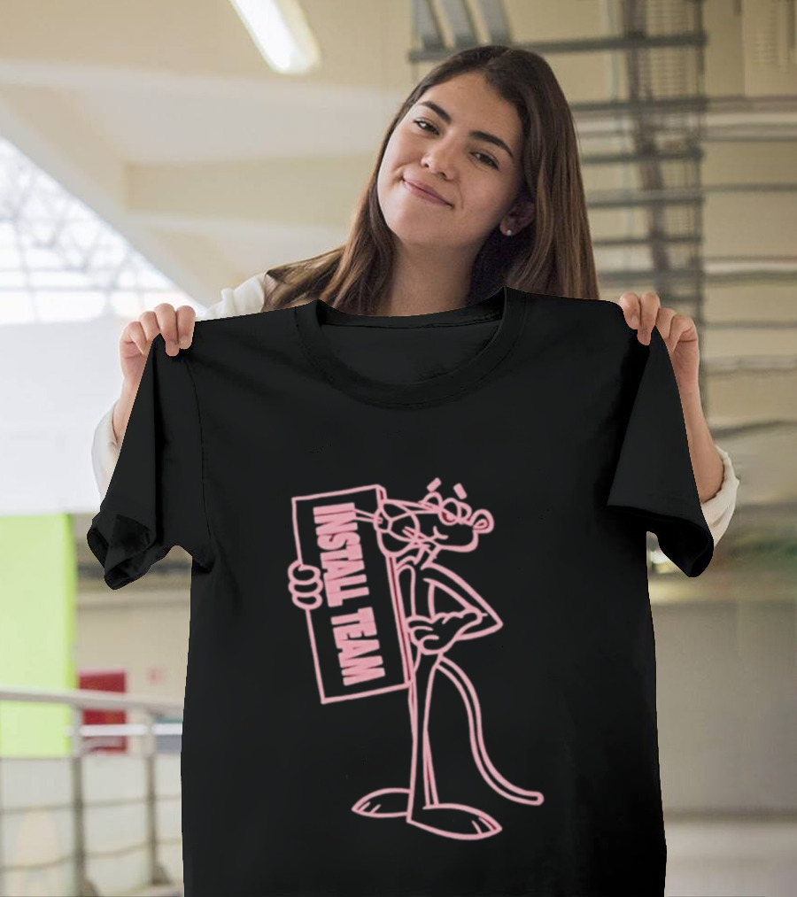 New York Sunshine Pink Panther Install Team T-Shirt