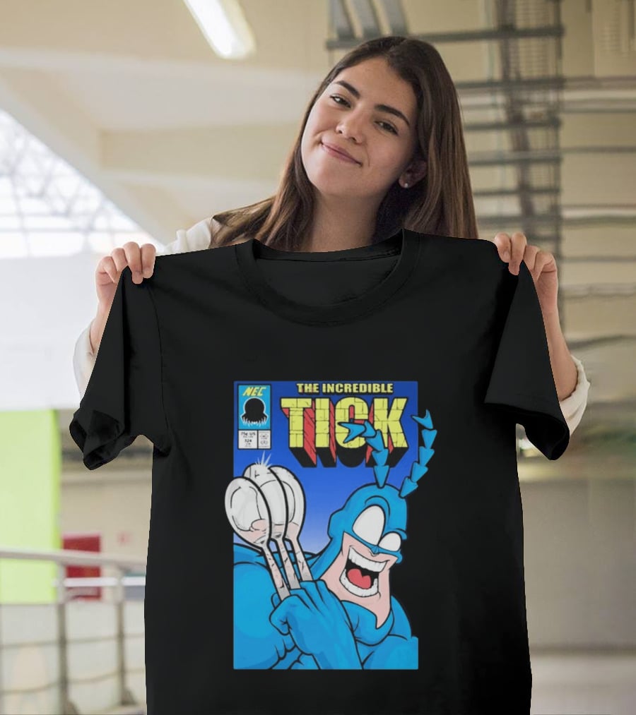 The Incredible Tick Spoon NEC Comic 324 T-Shirt