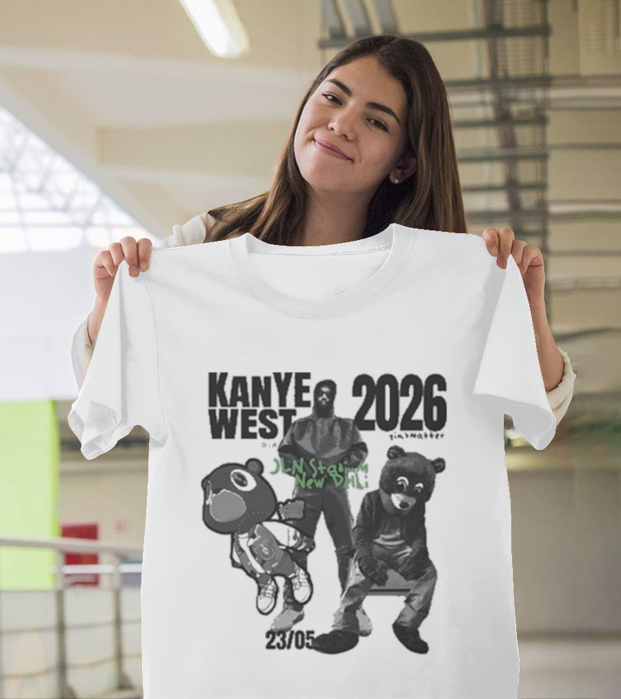 Kanye West 2026 Live In India Stadium Tour T-Shirt