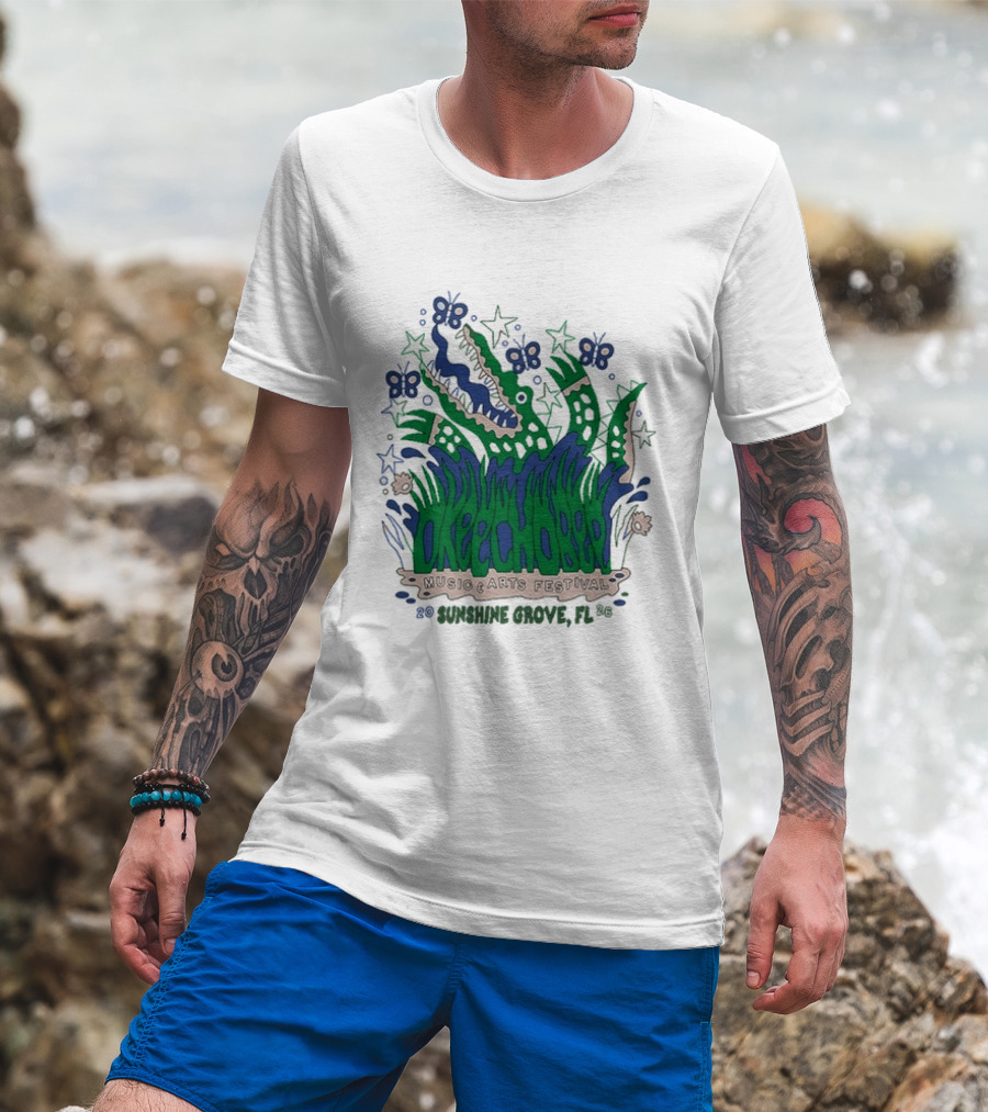 Okeechobee Music & Arts Festival Sunshine Grove FL 2026 Lineup T-Shirt