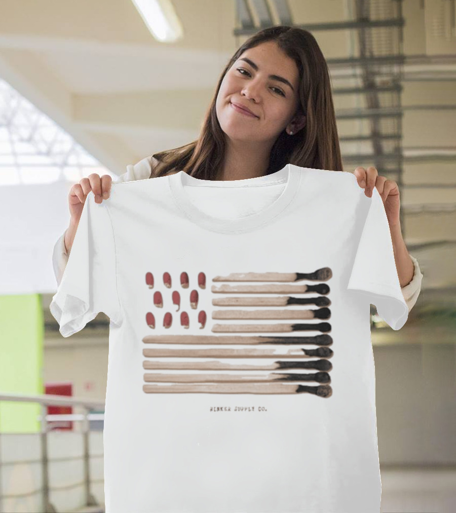 Noah Rinker Rinker Supply Co Matches American Flag T-Shirt