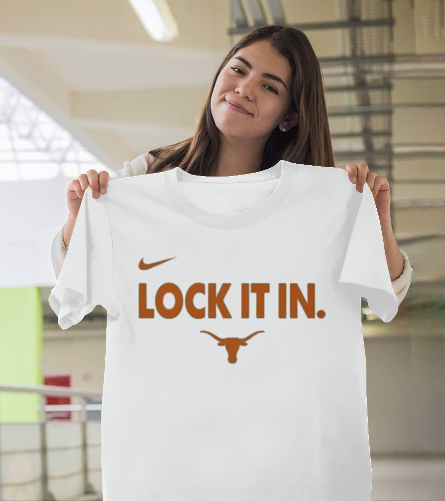 Texas Women's Basketball March Madness Lock It In Nike Longhorns T-Shirt
