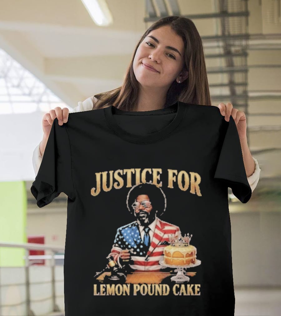 Justice For Lemon Pound Cake Afroman American Flag Suit T-Shirt