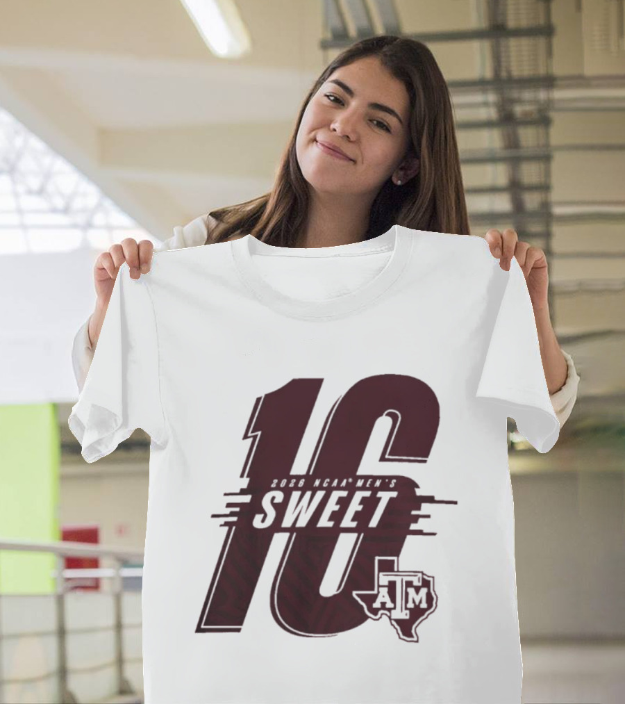 Sweet 16 Texas A&M 2026 NCAA Men's Basketball T-Shirt