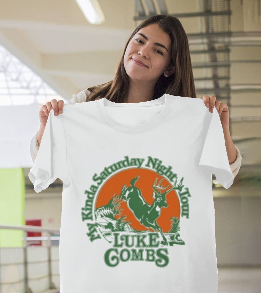 Luke Combs My Kinda Saturday Night Deer Tour 2026 T-Shirt