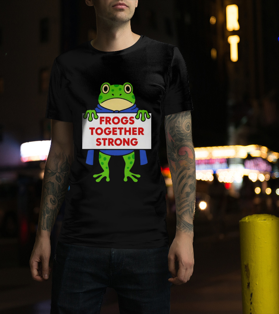 Frogs Together Strong Portland Newsom T-Shirt