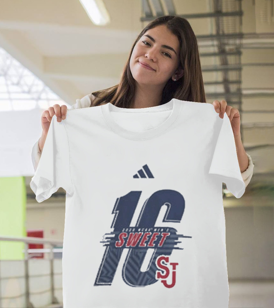 St. John's University Men's Basketball Sweet 16 SJ 2026 T-Shirt
