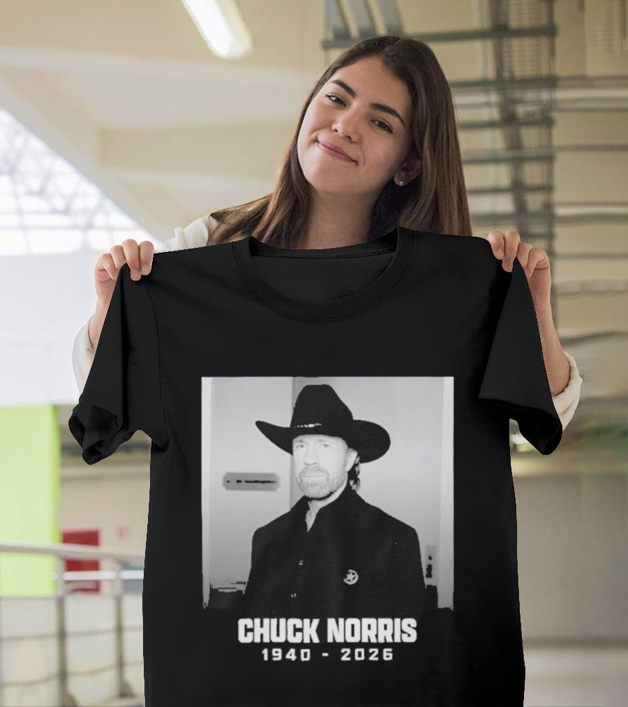 Chuck Norris Rest In Peace 2026 Cowboy Hat T-Shirt