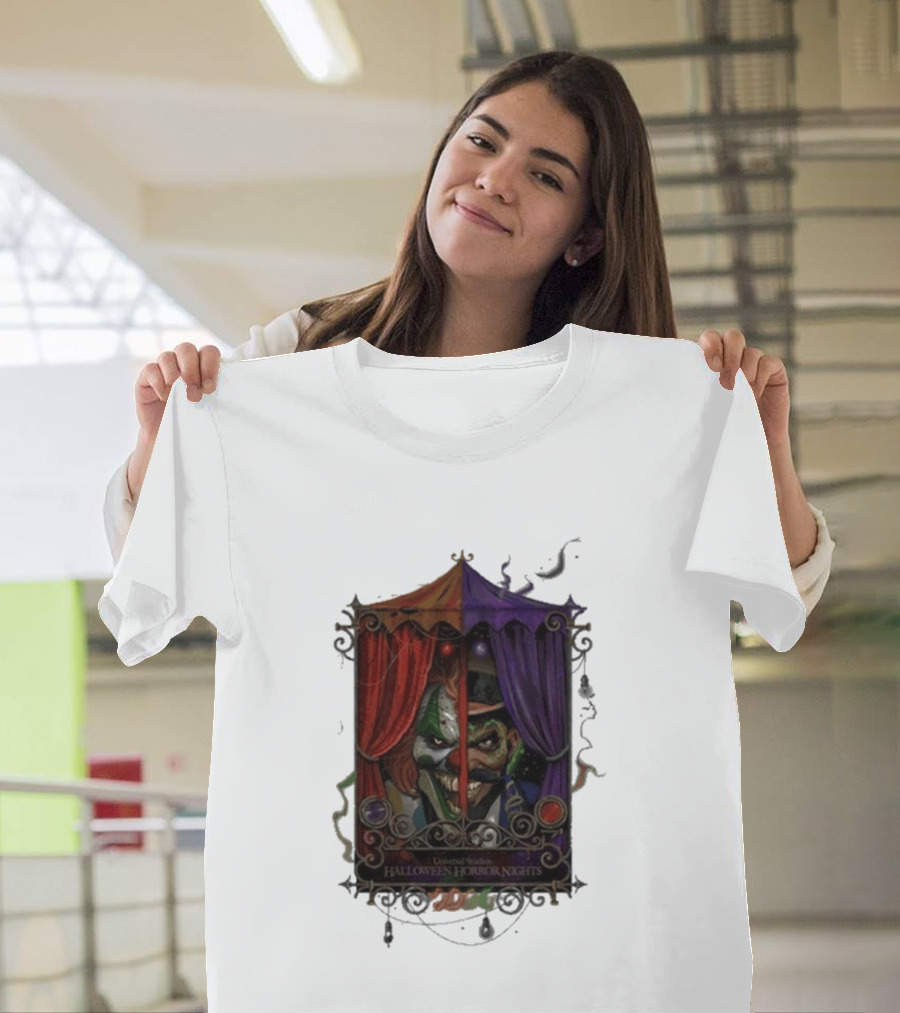 Universal Studios Halloween Horror Nights 2026 Dark Carnival Clown T-Shirt