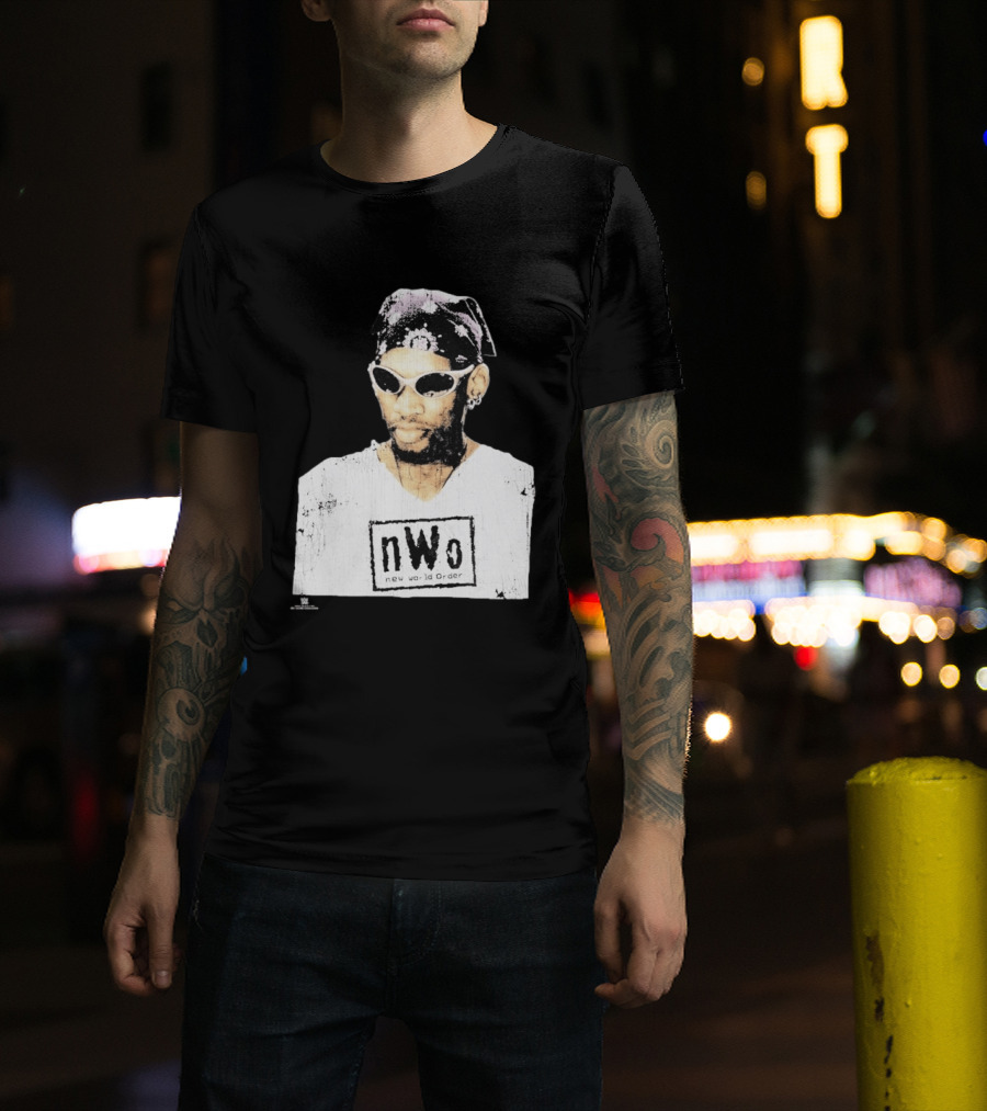 Dennis Rodman NWO New World Order Snow Wash T-Shirt