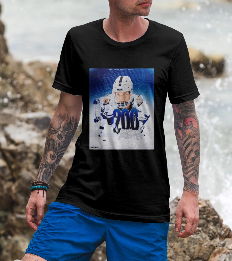 Penn State Women's Hockey Tessa Janecke 200 Career Points T-Shirt
