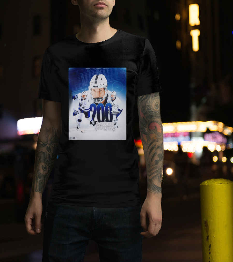 Penn State Women's Hockey Tessa Janecke 200 Career Points T-Shirt