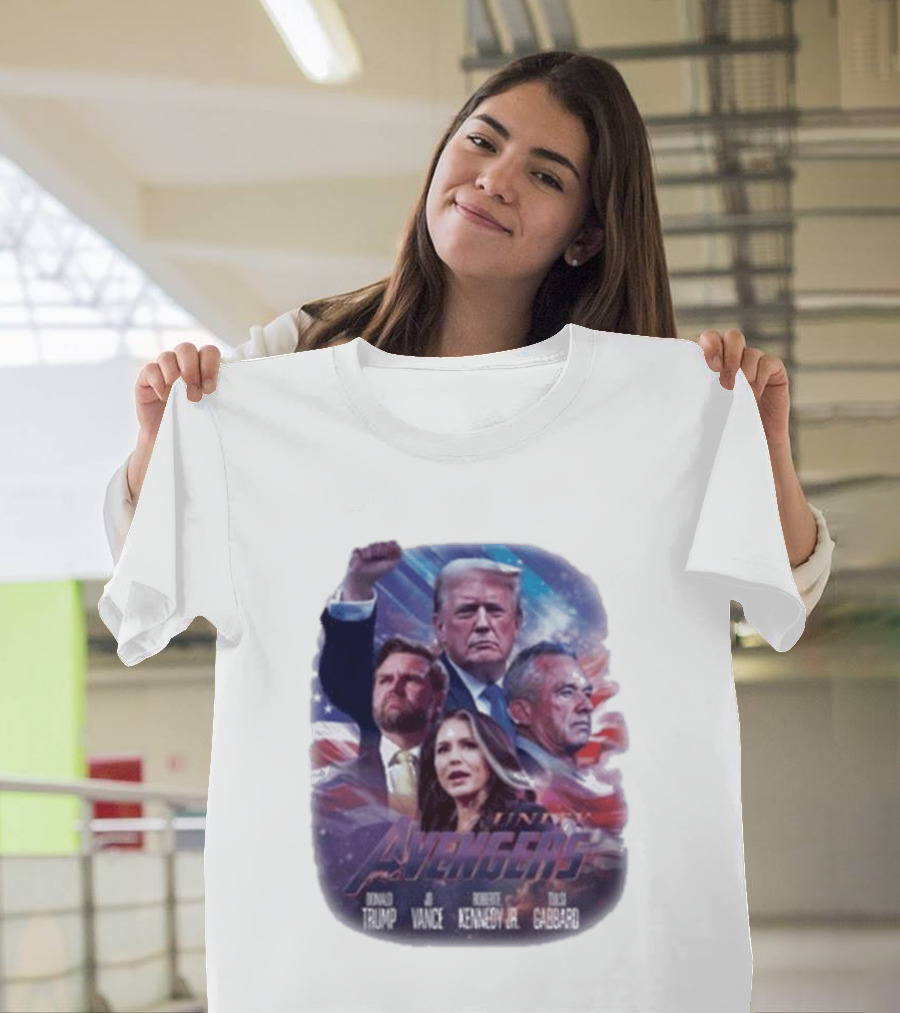 Unity Avengers Trump Vance Kennedy Jr Tulsi Gabbard T-Shirt