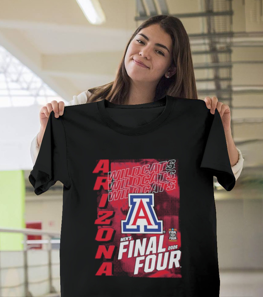Arizona Wildcats 2026 Men's NCAA Final Four Basketball Tournament T-Shirt