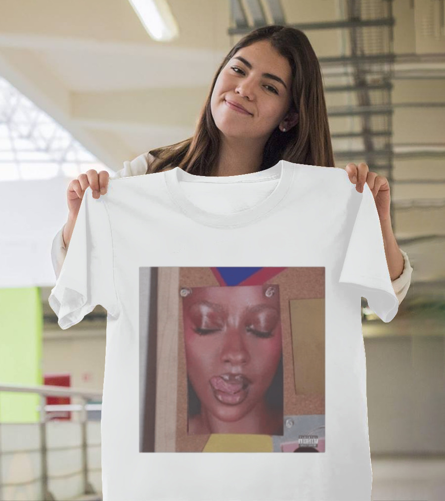 Candy Justine Skye Album Artwork With Portrait And Corkboard Accents T-Shirt