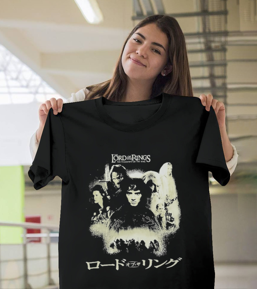 The Lord Of The Rings Fellowship Of The Ring Characters Japanese T-Shirt