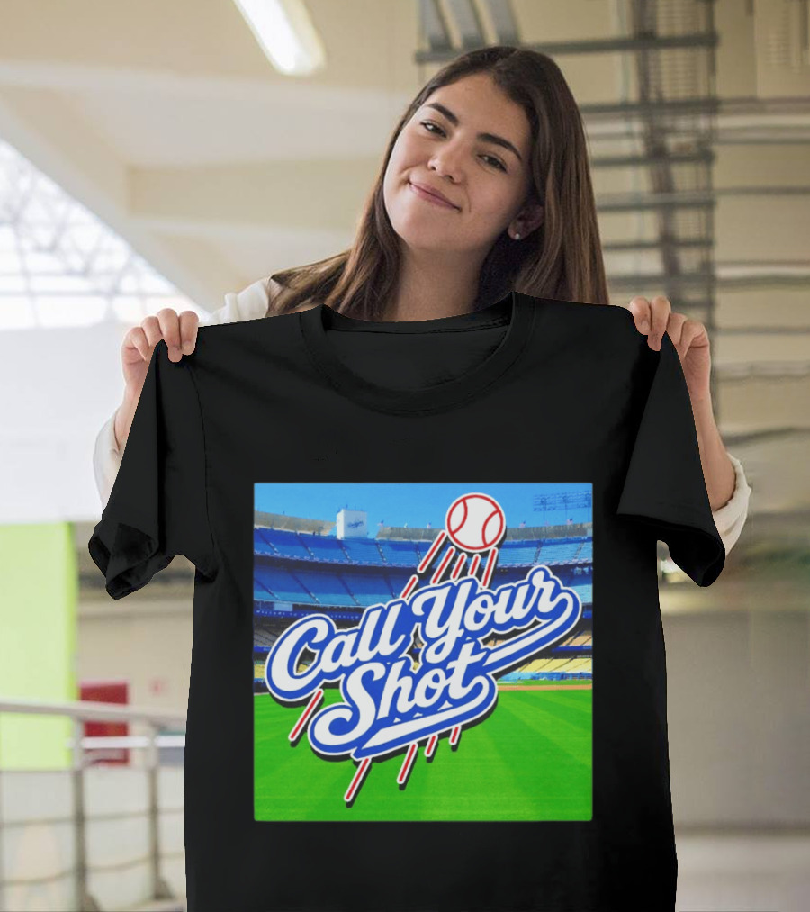Call Your Shot Los Angeles Dodgers Stadium Baseball T-Shirt