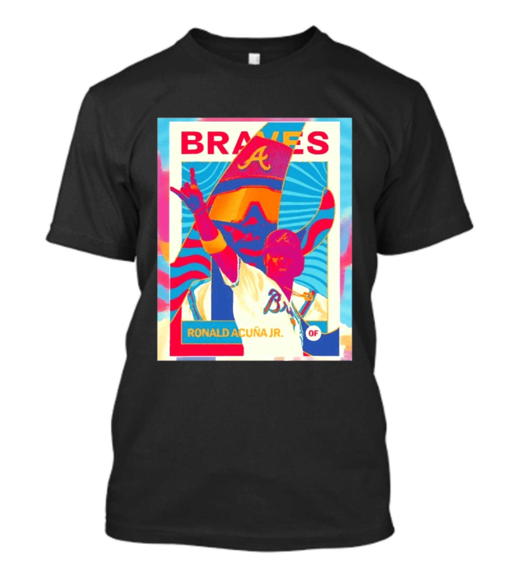 Ronald Acuña Jr OF Braves Atlanta Baseball T-Shirt