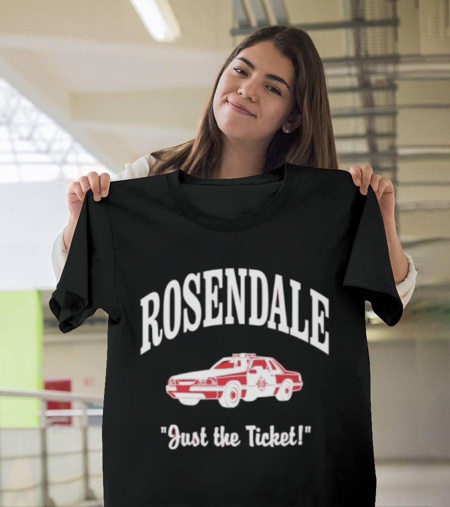 Rosendale Just The Ticket Classic Police Car T-Shirt