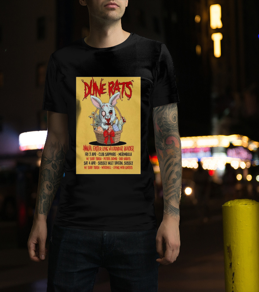 Dune Rats Apr 3 2026 Club Sapphire In Merimbula Australia T-Shirt