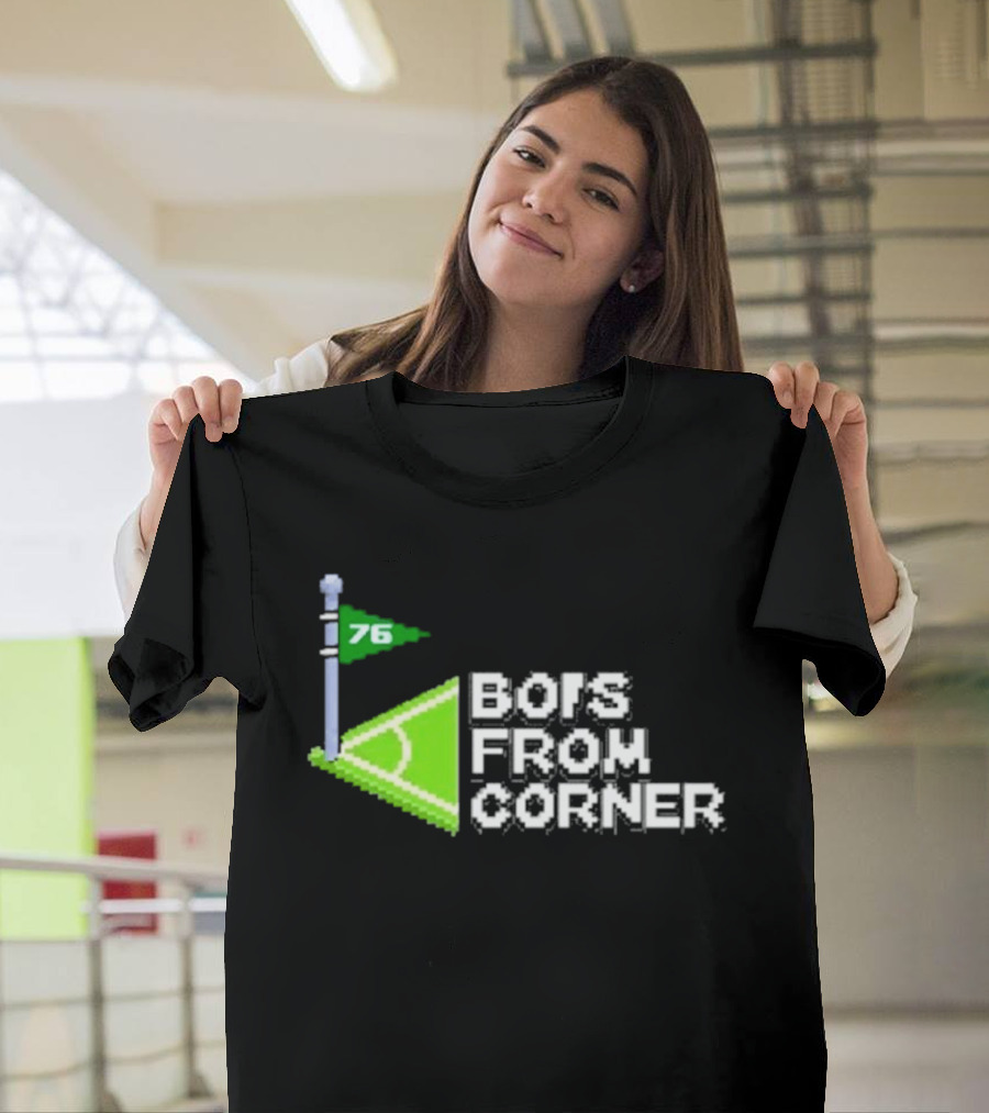 76 Bors From Corner Soccer Field T-Shirt