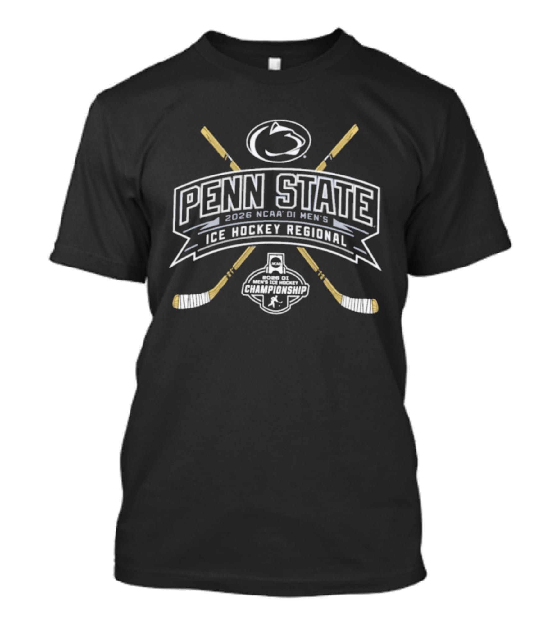 Penn State Nittany Lions 2026 NCAA DI Men's Ice Hockey Regional Championship T-Shirt