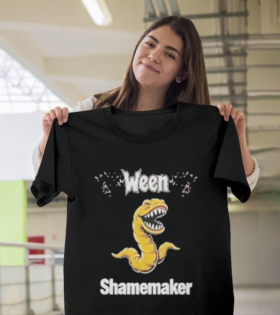 Ween Shamemaker Yellow Snake Teeth T-Shirt