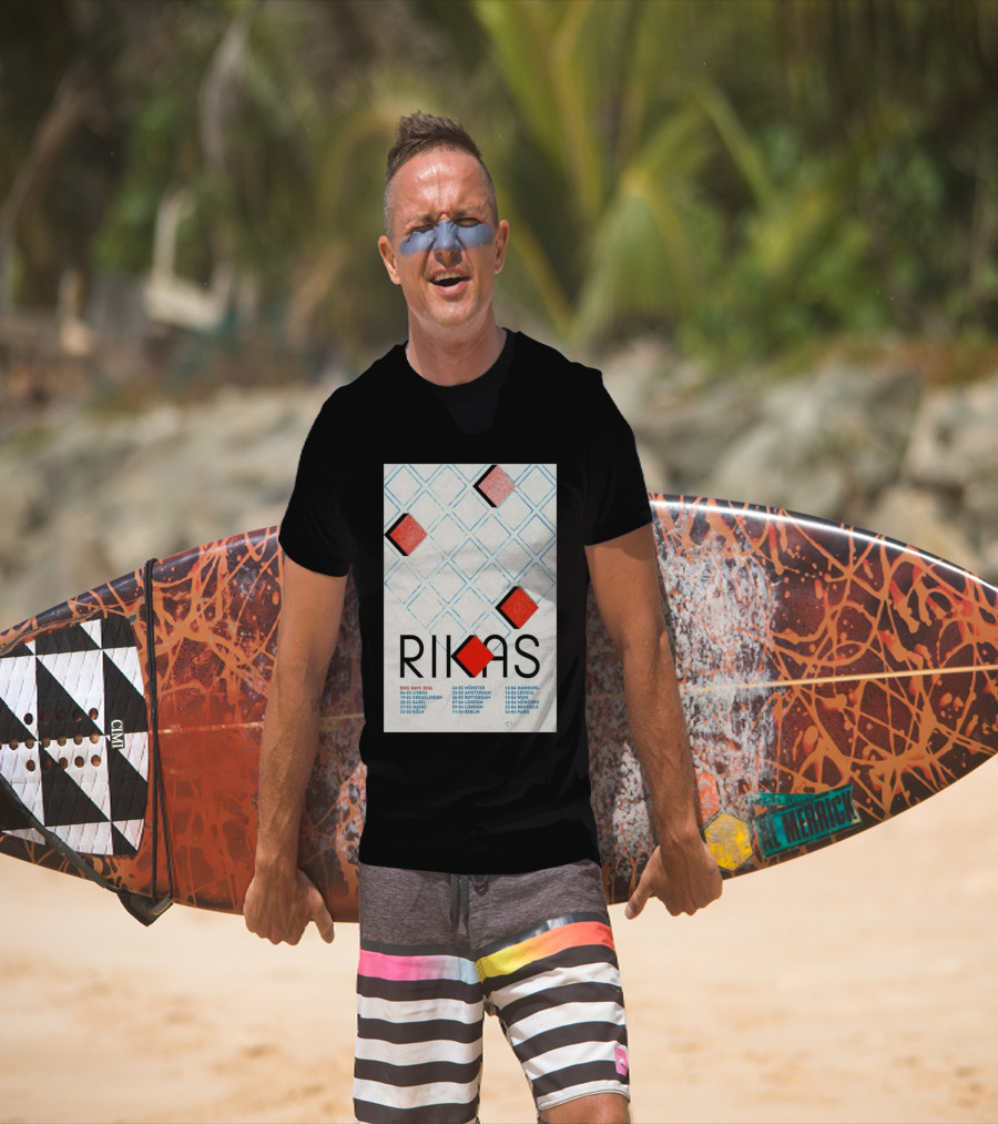 Rikas Dog Days Tour 2026 Lisbon Kreuzlingen Basel Mainz Koln Munster Amsterdam Rotterdam London Berlin Hamburg Leipzig Wien Munchen Brussels Paris T-Shirt