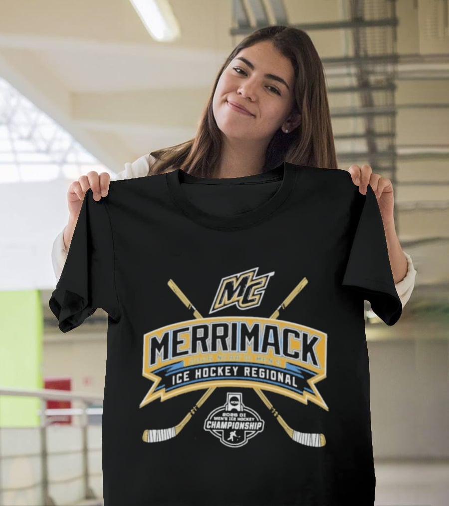 Merrimack 2026 NCAA DI Men's Ice Hockey Regional Championship T-Shirt