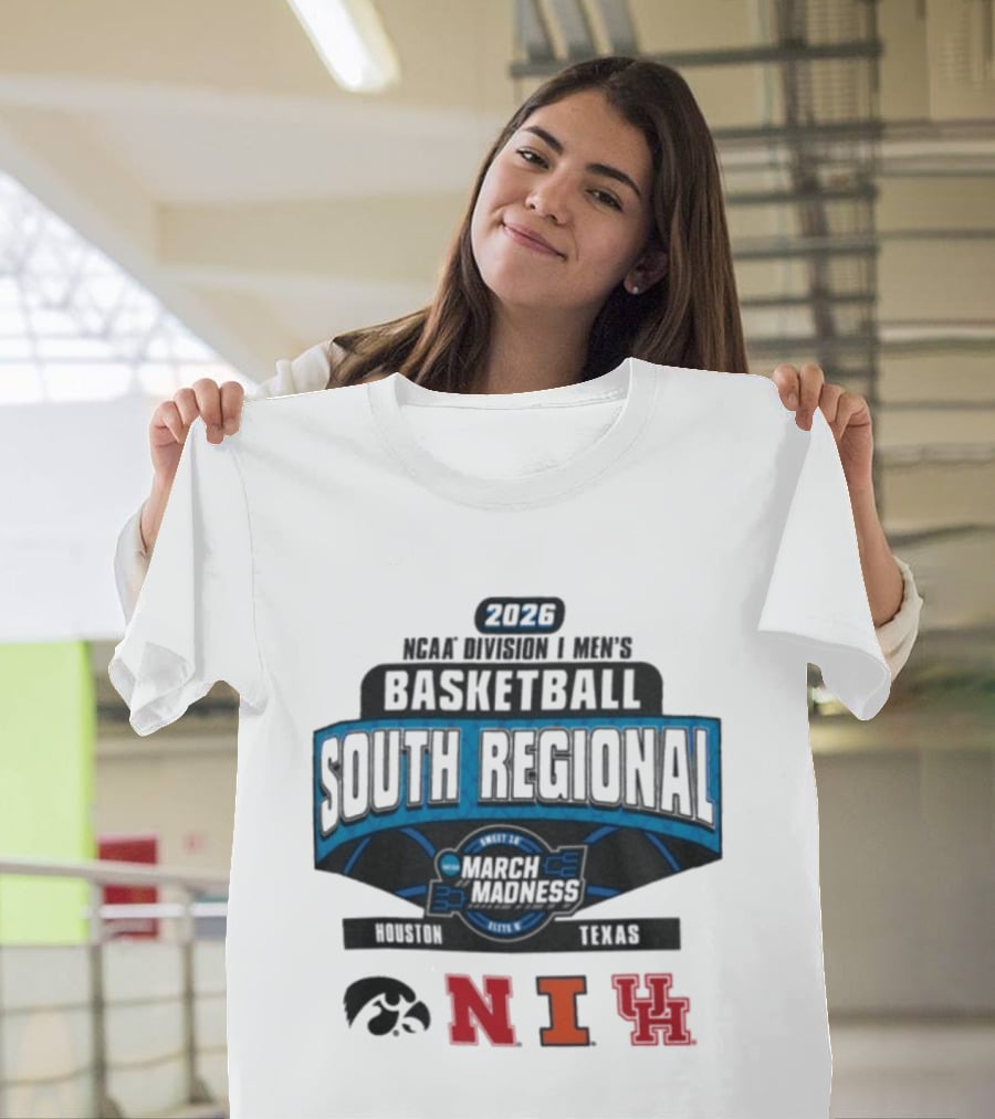 2026 NCAA DI Men's Basketball March Madness South Regional Iowa Northern Illinois Texas T-Shirt