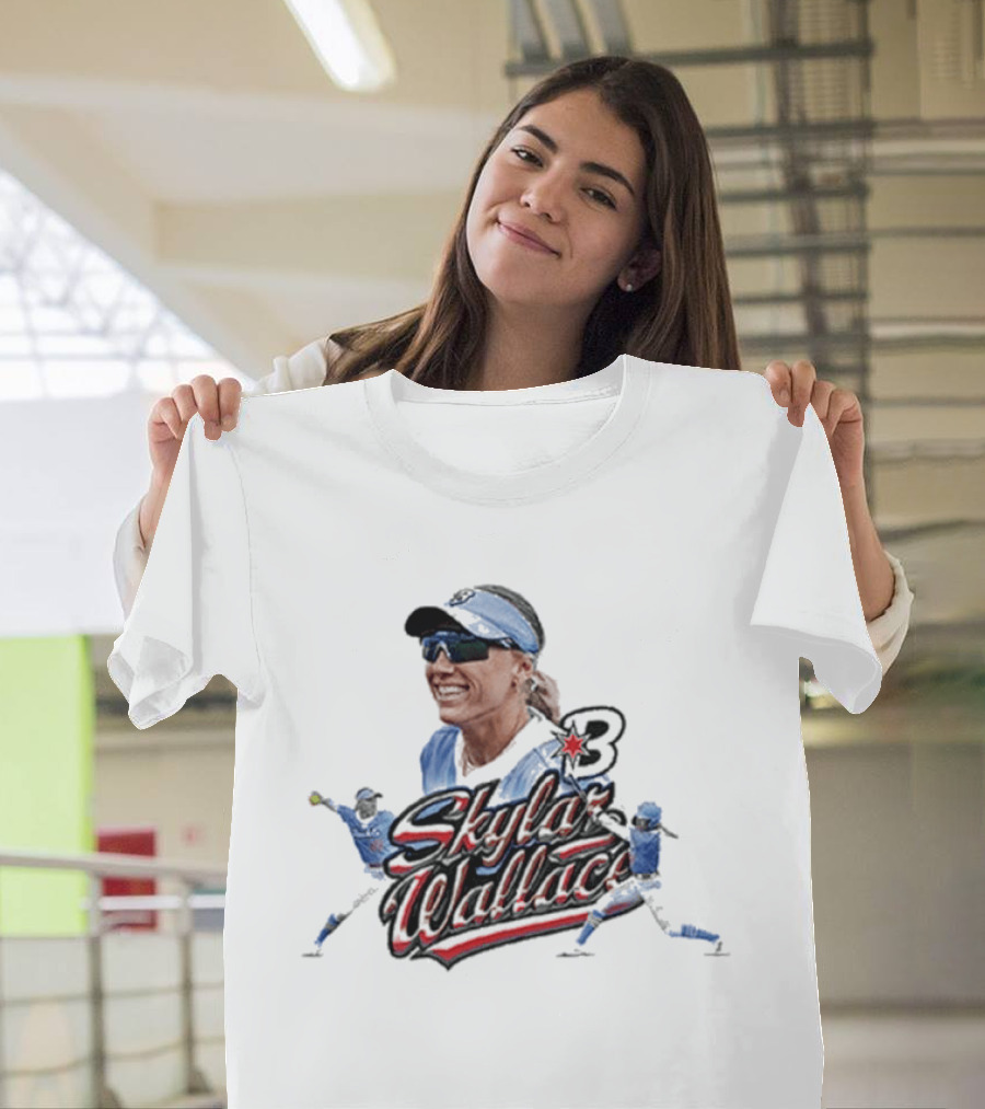 Bandits Skylar Wallace 3 Baseball Player Sports T-Shirt