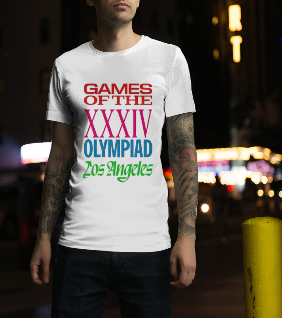 Games Of The XXXIV Olympiad Los Angeles 2028 T-Shirt