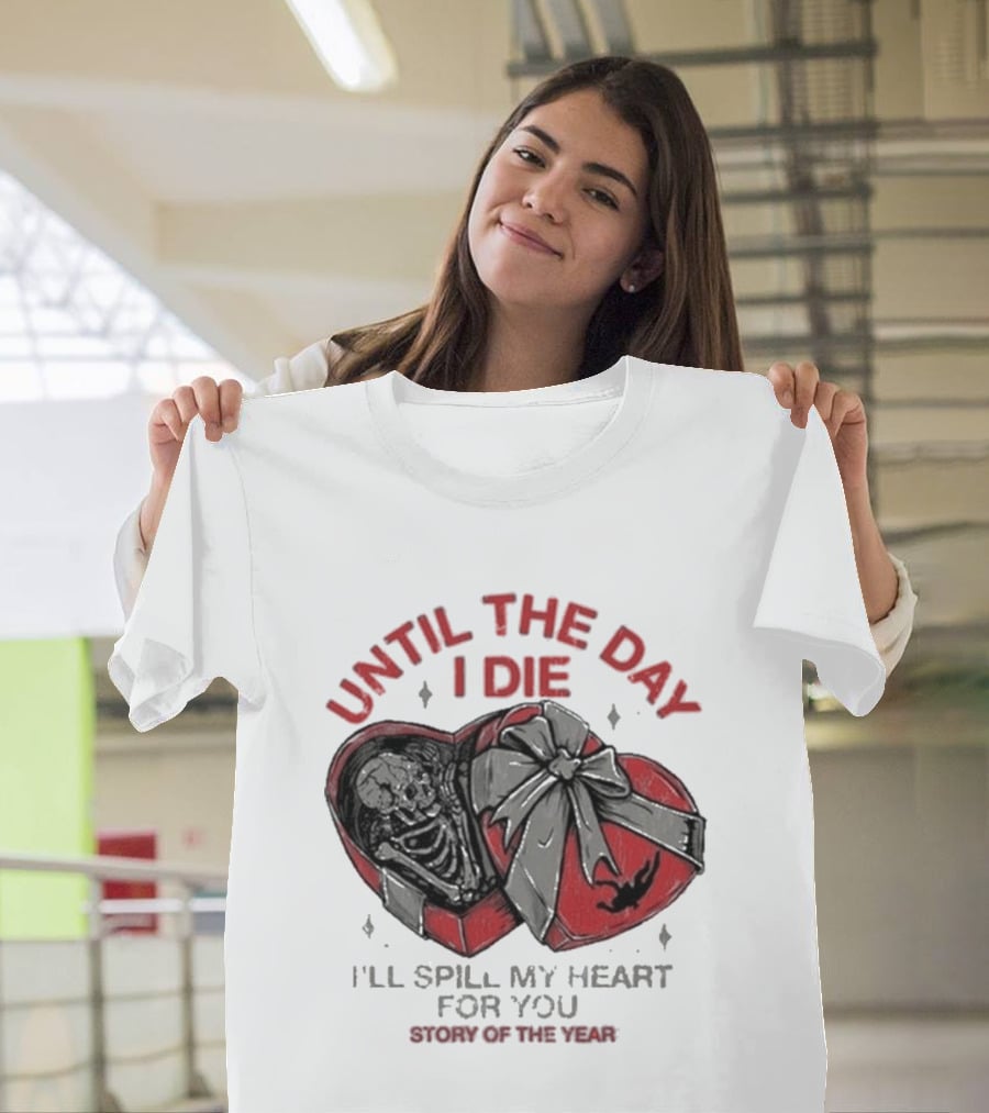 Story Of The Year Until The Day I Die Heart Box I'll Spill My Heart For You T-Shirt