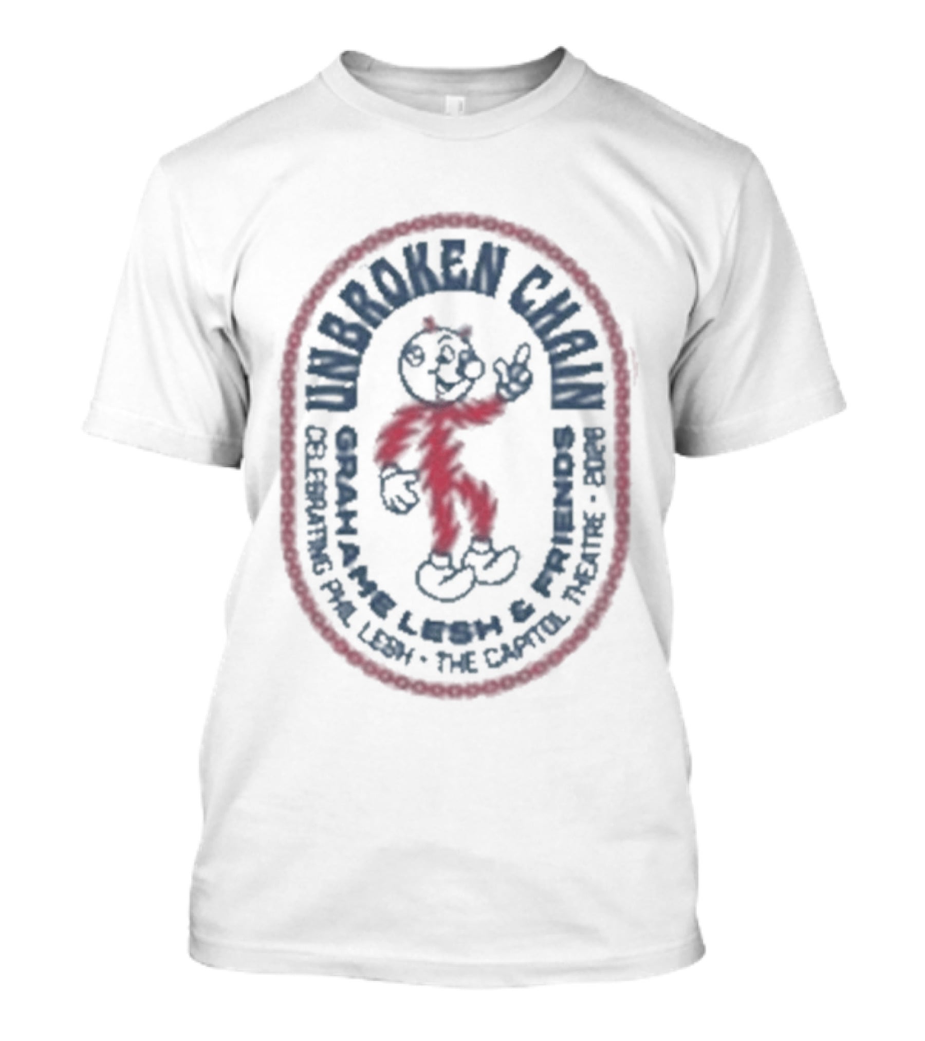 Terrapin Crossroads Youth Reddy Kilowatt Walkathon Classic Vintage Mascot Oval T-Shirt