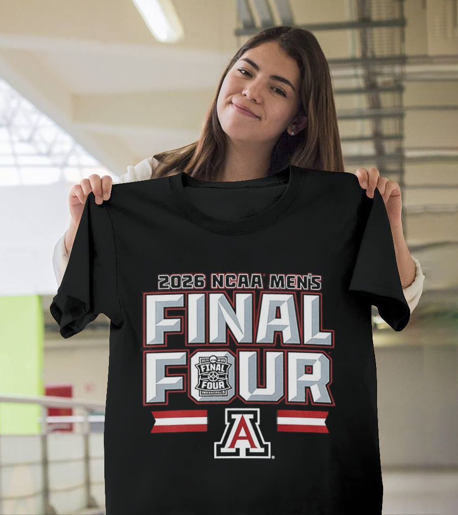 Arizona Wildcats Men's Basketball NCAA Final Four 2026 T-Shirt